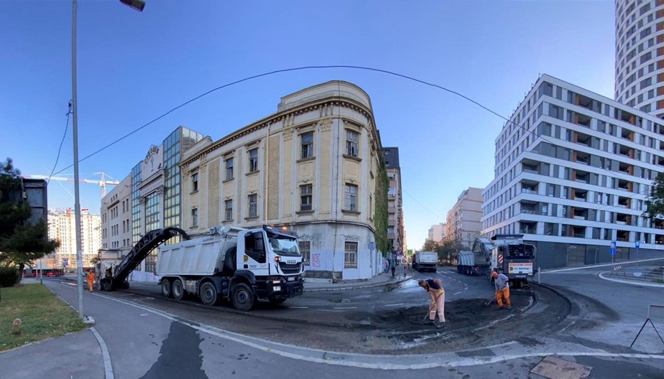 Санација коловоза у Сарајевској улици  