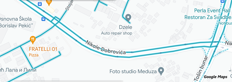 Проширење коловоза у Улици Николе Добровића