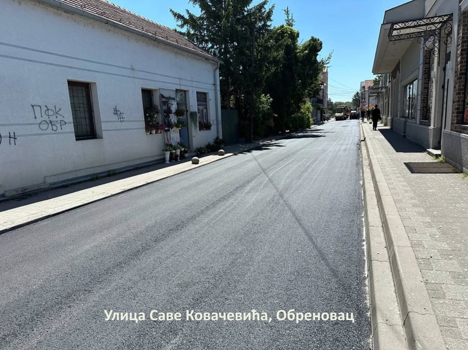 Обнављање улица на подручју Обреновца 